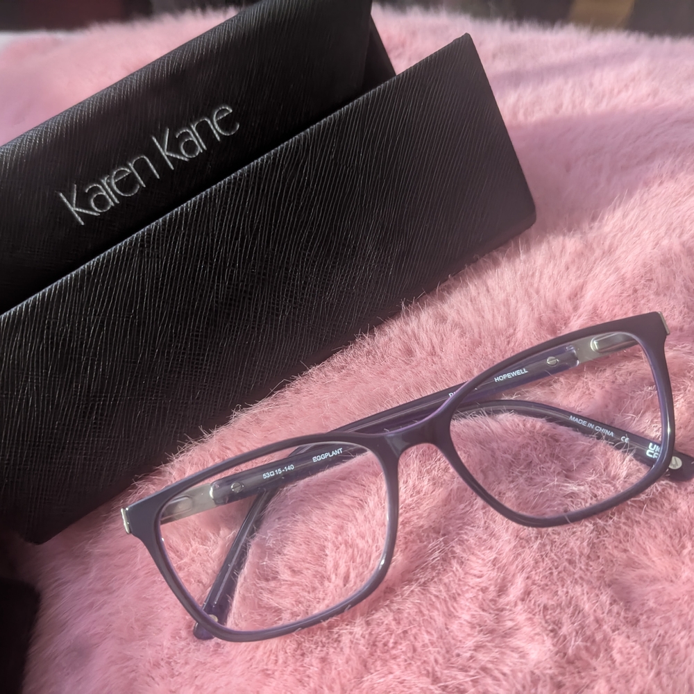 Karen Kane Purple Eyeglasses